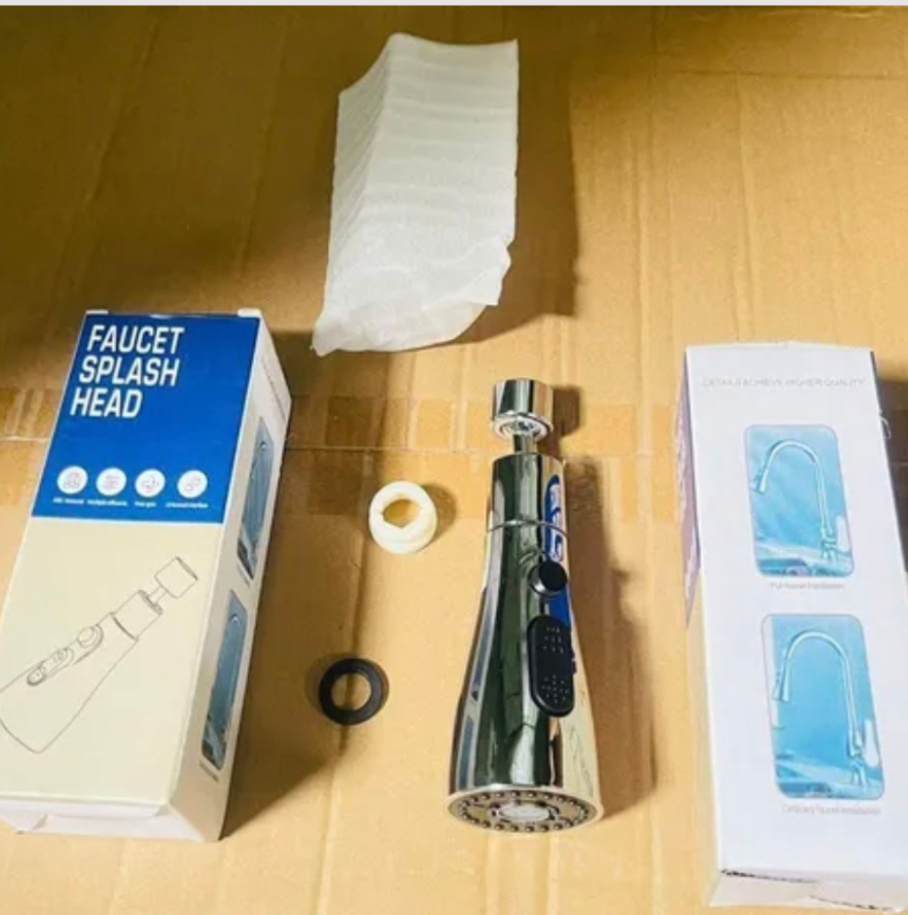 🏡 Versatile 3-Mode Kitchen Sink Faucet: Stream, Spray, & Pause.